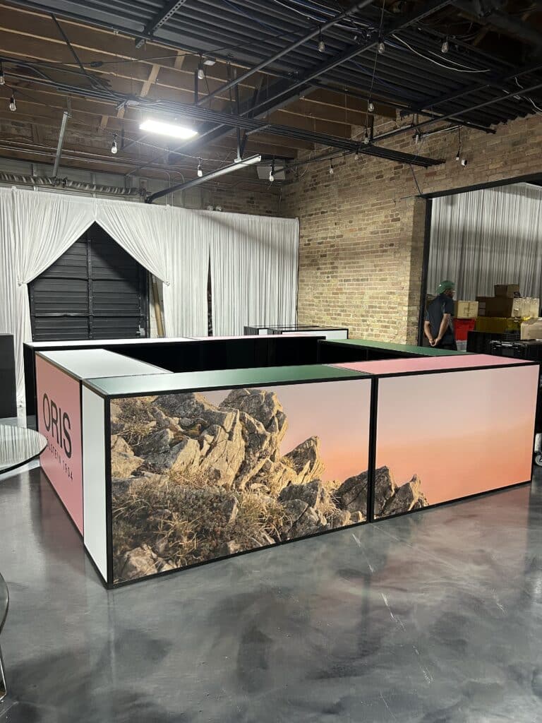 registration counter rentals with branding dallas
