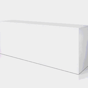 8ft Blanc Registration Counter rental Dallas