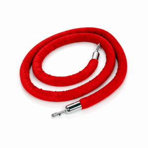 8ft Red Velour Rope rental Dallas
