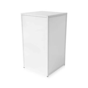 Blanc Registration Counter – Corner rental Dallas