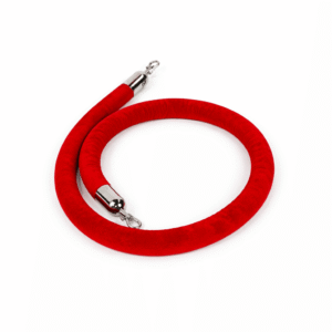 6ft Red Velour Rope rental Dallas